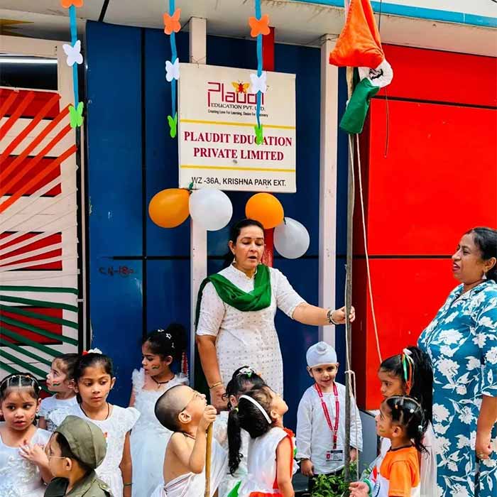 Bright, colourful classroom at MRV International Pre-School