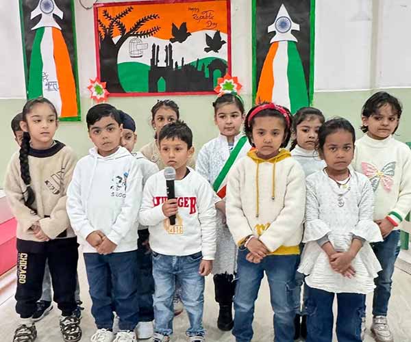 Children playing together at MRV day care in New Mahavir Nagar, Delhi